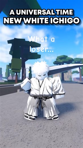 NEW WHITE ICHIGO in AUT #roblox #auniversaltime #shorts #aut