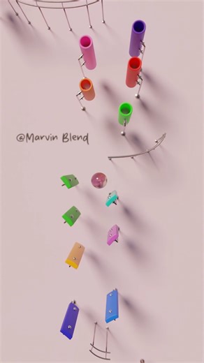 Marvin Blend on Instagram: "Barbie - Marble Music #satisfying"