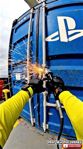 Breaking Into a Secret PlayStation Container at Sea! 🚤🔴