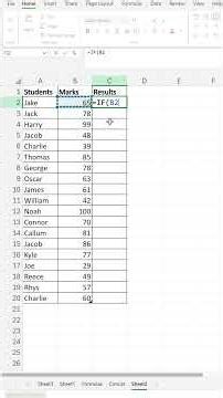 IF Formula in Excel (Simple Example in 60 Seconds)