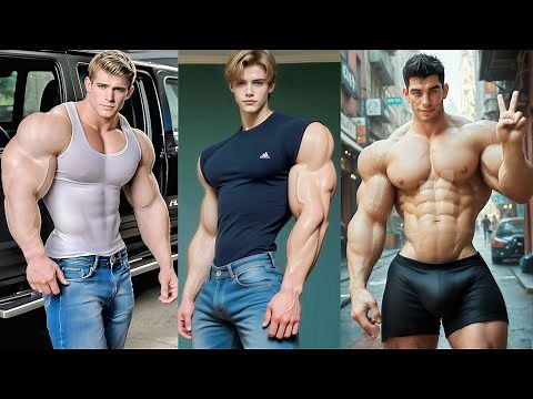 AI BEAUTIFUL MUSCLE HUNKS