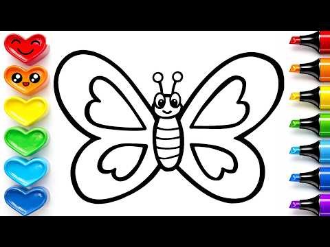 How to Draw a Cute Butterfly | Step by Step Drawing Tutorial