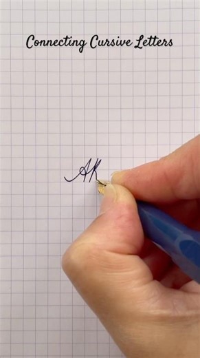 How to Connect Cursive A to k | Connecting cursive letters