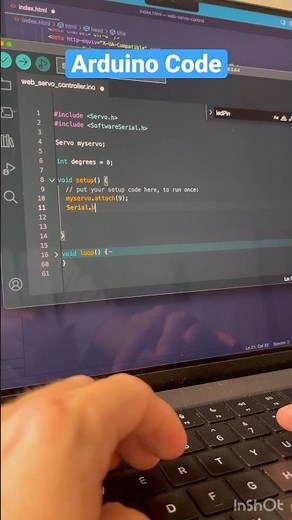 How to make an arduino web app! #arduino #app #coding #software #robotics #javascript #html