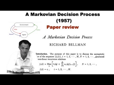 Data Science #32 - A Markovian Decision Process, Richard Bellman (1957)
