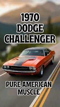 1970 Dodge Challenger: Pure American Muscle #dodgechallenger #1970challenger #musclecar