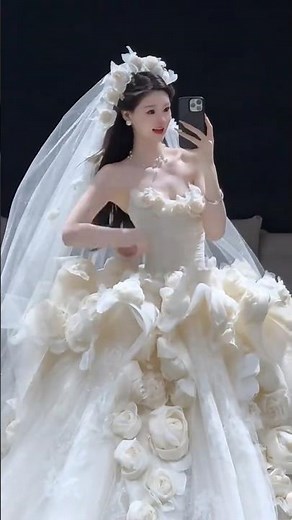 Beautiful Bride in Luxury Wedding Dress | Stunning Bridal Look 2026