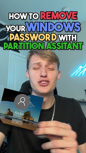 How to Remove Windows Password with Partition Assistant