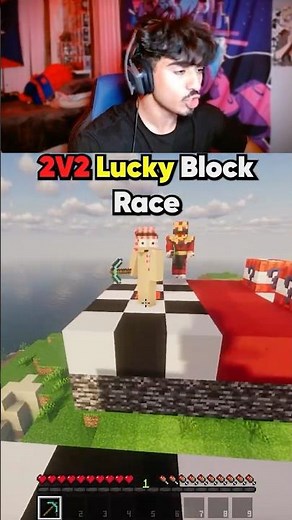 Minecraft Lucky Block Race 2v2