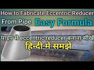 Eccentric Reducer || How to made with pipe #industrialwork29