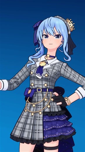 View HOSHIMACHI SUISEI skin in zoom!#星街すいせい #fortnite #BIBBIDIBA