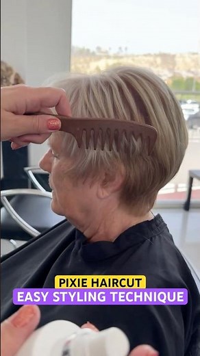 PIXIE HAIRCUT EASY STYLING TECHNIQUE: Complete Tutorial Linked Below! 🔥🔥🔥
