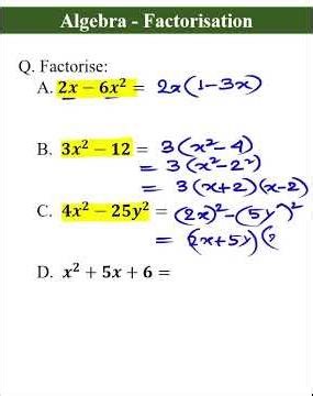 Algebra Basics - Factorisation👉 Tricks You MUST Know #Shorts #maths #algebra