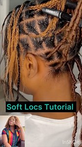 Soft locs tutorial; watch and learn how to make your soft faux locs | Diseph Benson’s Backup page