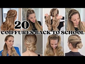 20 idées COIFFURES * rapide - facile * BACK TO SCHOOL ✏️ belle coifure rentrée scolaire 2025 / 2026