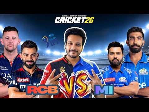 RCB vs MI | TATA IPL 2026 | Cricket 26 Live Gameplay