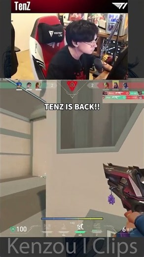 Clean SHOTS! THE BEST MECHANICAL PLAYER IS BACK!? // T1 TenZ // VALORANT stream highlights