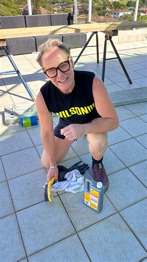Mitch and Mark on Instagram: "How to remove rust stains from outdoor tile? I’m using Calcium Lime Rust Remover which is working with plenty of elbow grease, is this the best option, if not please tell me what is. . . #cleaninghacks #mitchandmark"