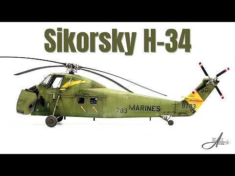 Sikorsky H-34 - Trumpeter 1/48 | Full build