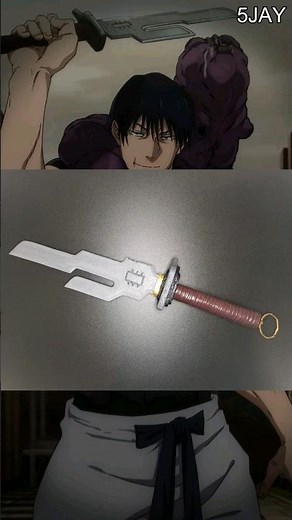 1분안에 보는 주술회전 천역모 만드는법 呪術回戦 天逆鉾の作り方 Making Jujutsu Kaisen Toji Fishiguro's weapon