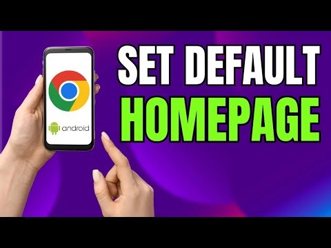 How to SET Your Default Homepage in Google Chrome on Android NOW!