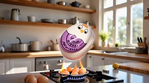 Egg Timer for Boiling Eggs That Changes Color When Done,Kitchen Timer Practical Reminder Color Changing ，Timers,Kitchen Utensils and Gadgets,Purple ﻿