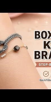 Box Chain Knot Bracelet Tutorial | Easy DIY Chain Design