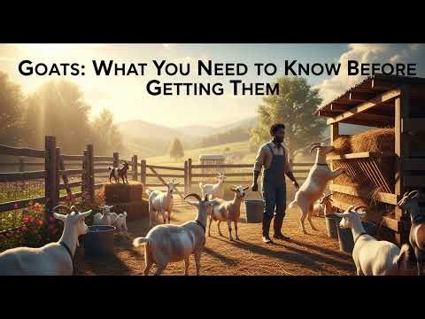 Goats: What You Need to Know Before Getting Them