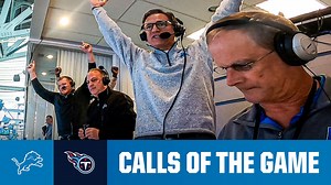 Go inside the Lions Radio Network booth with Dan Miller, Lomas Brown and T.J. Lang to hear all the big calls from the Detroit Lions' 52-14 win over the Tennessee Titans during Week 8 of the 2024 NFL Season. | Detroit Lions