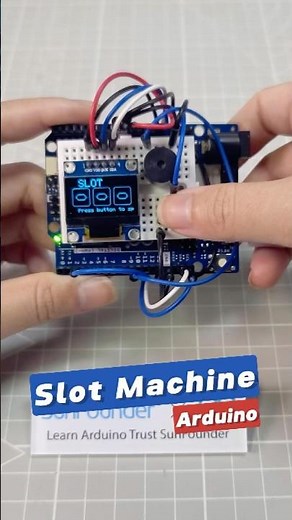 This Arduino Slot Machine Actually Works! 🔥 #arduino #arduinoproject