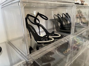 Magnetic Perspex Shoe Display Box Premium Shoe Display Box Stackable Clear Shoe Boxes Sneaker Storage Heels Storage Purse Storage Handbag - Etsy