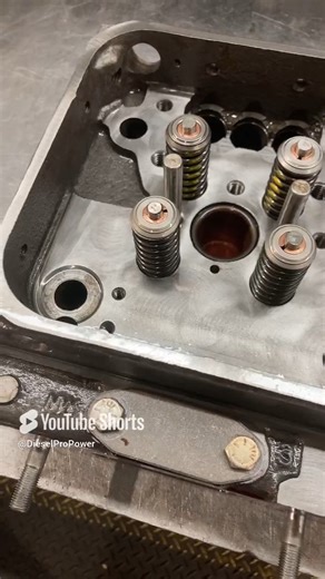 Cylinder Head W_ Springs & Valves For Detroit Diesel 6V92 https://dieselpro.com/detroit-diesel-parts/6v92-engine/cylinder-heads.html #dieselpropower #fastereasierbetter #wekeepyourenginesrunning #detroitdiesel #6v92 #industrialdiesel #cylinderhead #valves #valvesprings #pistonrings | Diesel Pro Power