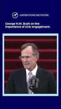 When Bush Called America to Serve—1989 Inaugural Address
