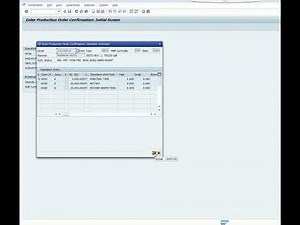 Using SAP T-Code CO11 for Manual Keying