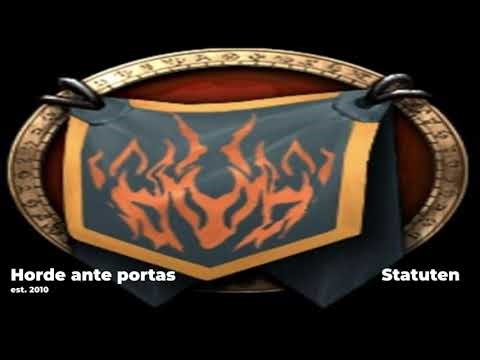 Horde ante portas - Statuten