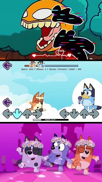 FNF Bluey vs Bingo Battle Gameplay – Epic Battle! #fnf #fnfmod #funkyfriday #bluey