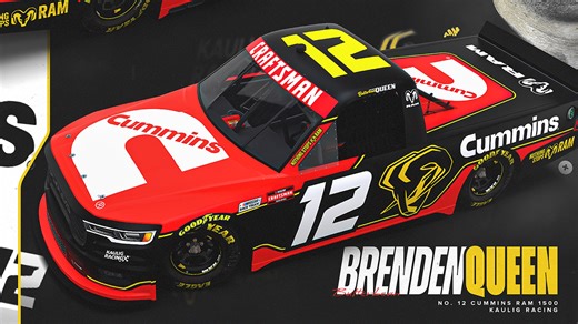 Brendan Queen’s Cummins RAM 1500 NASCAR Truck Revealed - American Cars And Racing