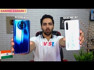 Redmi K30 (4G) vs Realme X2 - Display,Performance,Battery,Camera,Design & More