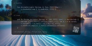 # 22.06.2025 [2138. Divide a String Into Groups of Size k]