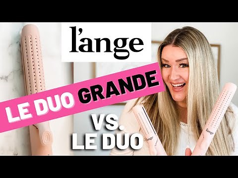 L'ange LE DUO GRANDE VS. LE DUO 360 Airflow Styler Wand LONG HAIR Review!!! Glow Up Twins
