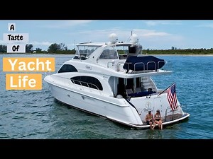 Operating a Stunning 64’ Hatteras Motor Yacht for a Weekend Getaway