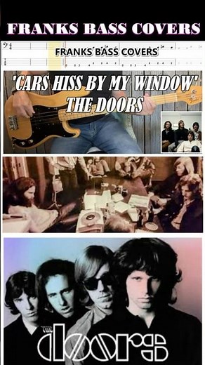 CARS HISS BY MY WINDOW - DOORS | FRANKS BASS COVERS #shorts2025