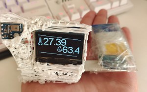 [Mpy实战]手把手带你做个温湿度计（下）ssh1106 aht10