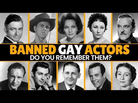 Why Hollywood BANNED These 14 QUEER Classic Actors From Everything