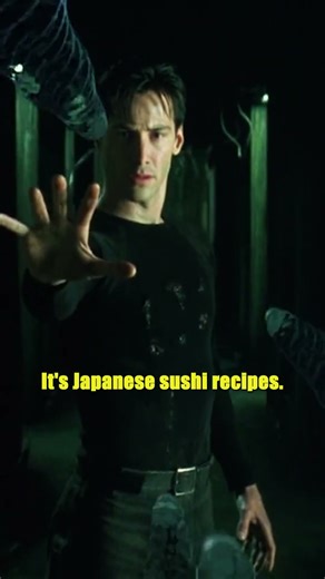 The Matrix Code Is Actually… Sushi?