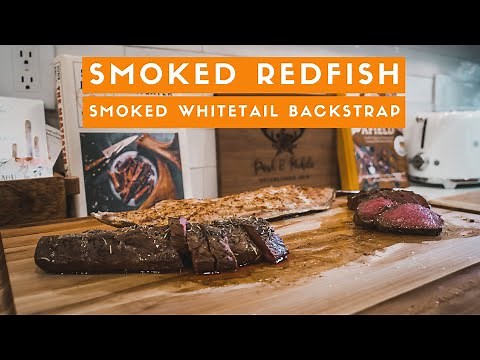 How to Cook Redfish | Smoked Redfish on The Half Shell & Smoked Whitetail Backstrap