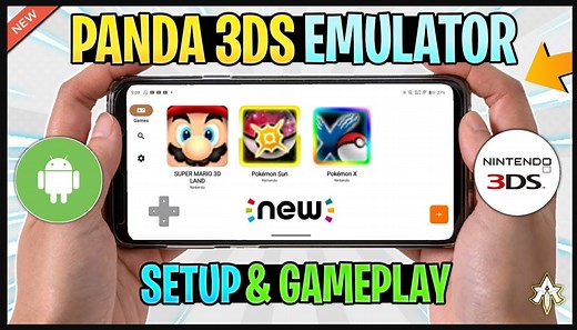 手机3DS模拟器 Panda | 超级马里奥 | 宝可梦 X