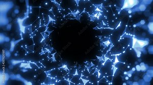 blue digital network connection background