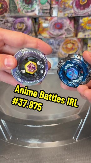 Beyblade Anime Battles IRL #37.875! Scythe Kronos T125EDS Vs Mercury Anubius 85XF #metalfight #beyblade #metalfury #scythekronos #mercuryanubius #fypシ