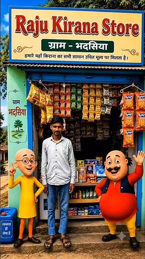 Instagram Viral Motu Patlu Shop Promotion AI Video Kaise Banaye🔥| Trending Motu Patlu Reels Editing